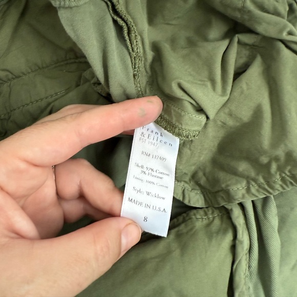 Frank & Eileen Wicklow The Italian Chino Green, size 8 - Picture 9 of 9